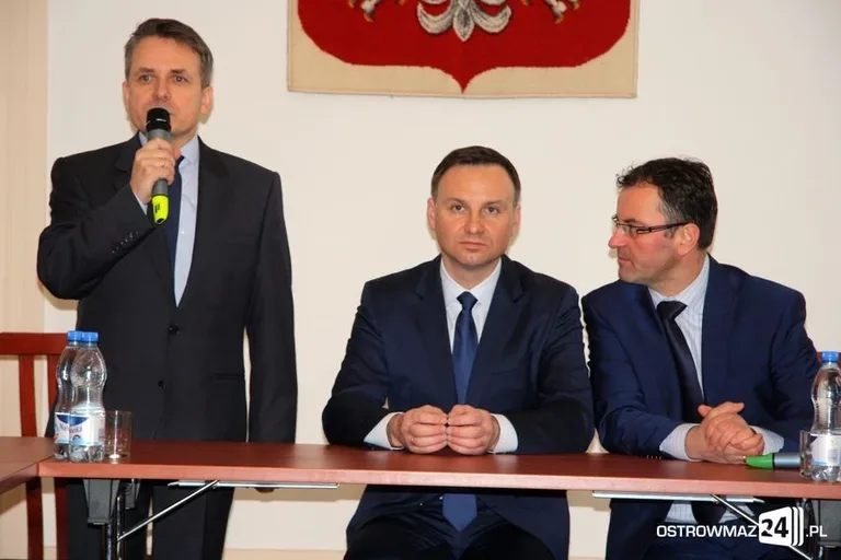 Kandydat na prezydenta w Ostrowi Maz. (zdjęcia, wideo)