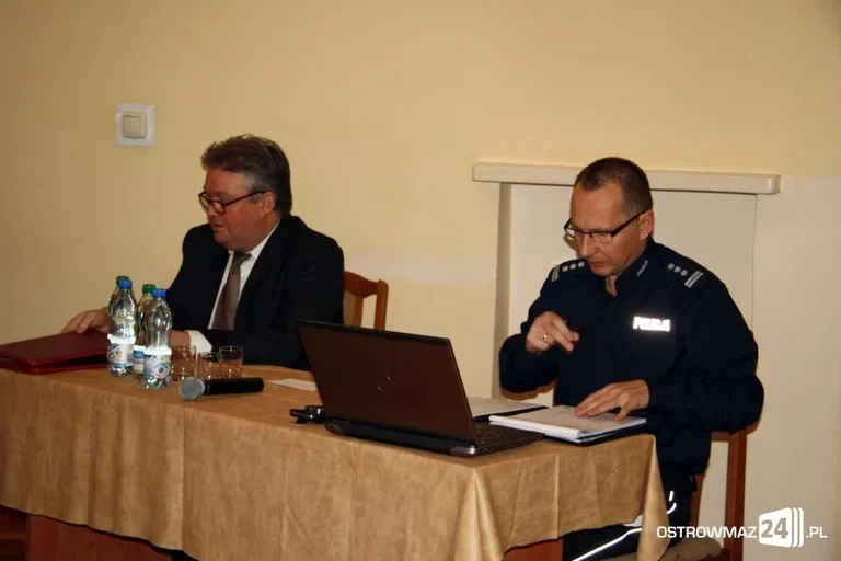 Odprawa roczna KPP w Ostrowi Mazowieckiej (zdjęcia)