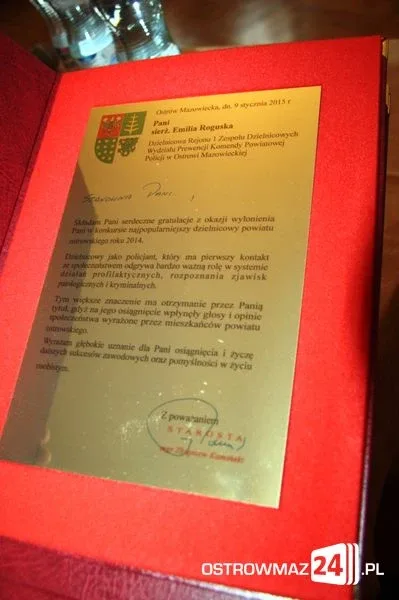 Odprawa roczna KPP w Ostrowi Mazowieckiej (zdjęcia)