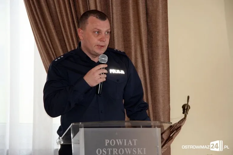 Odprawa roczna KPP w Ostrowi Mazowieckiej (zdjęcia)