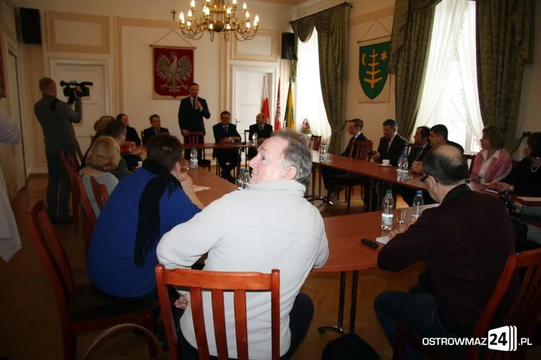 Kandydat na prezydenta w Ostrowi Maz. (zdjęcia, wideo)
