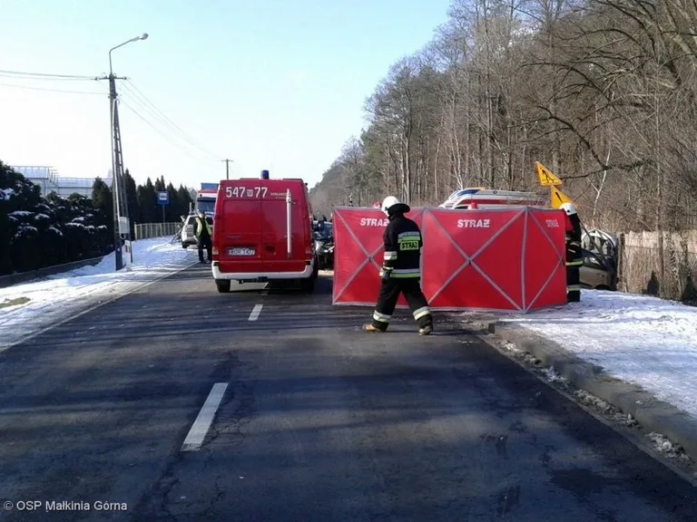 Tragiczny wypadek w Glinie. Nie żyje jedna osoba