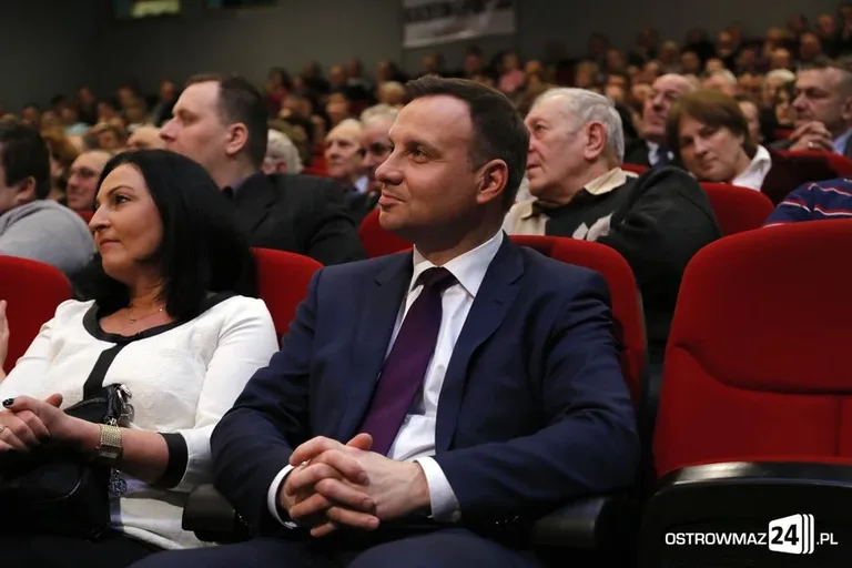 Burmistrz i wicestarosta na spotkaniu z Andrzejem Dudą