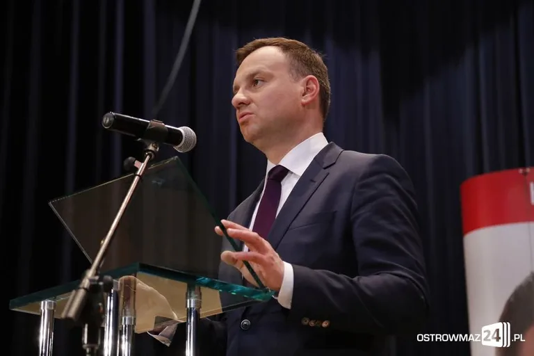 Burmistrz i wicestarosta na spotkaniu z Andrzejem Dudą
