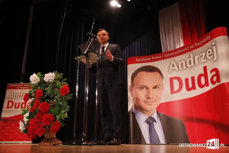 Burmistrz i wicestarosta na spotkaniu z Andrzejem Dudą