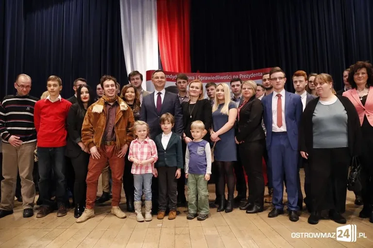 Burmistrz i wicestarosta na spotkaniu z Andrzejem Dudą