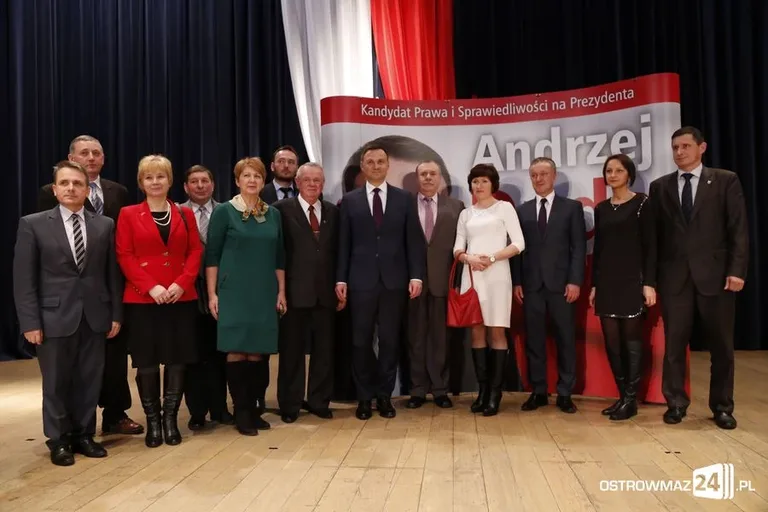 Burmistrz i wicestarosta na spotkaniu z Andrzejem Dudą
