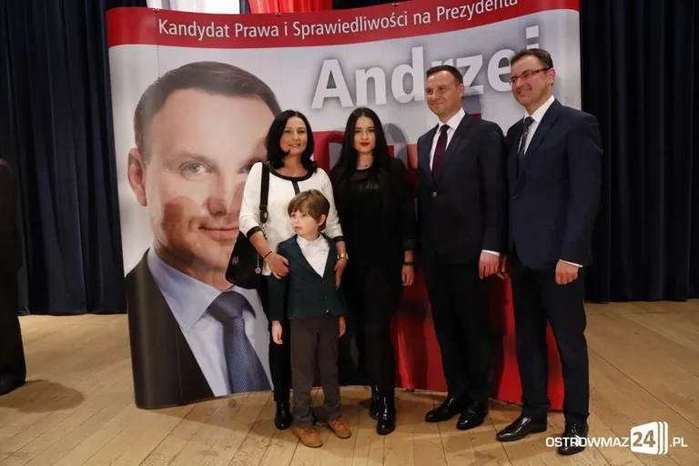 Burmistrz i wicestarosta na spotkaniu z Andrzejem Dudą