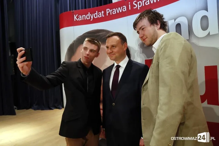 Burmistrz i wicestarosta na spotkaniu z Andrzejem Dudą
