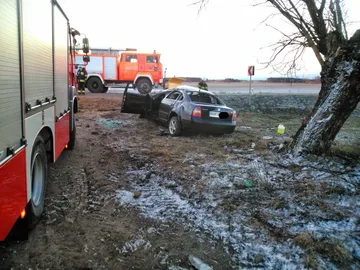 Poważny wypadek w Tyszkach-Nadborach (zdjęcia)