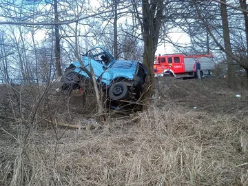 Stracił panowanie nad pojazdem (zdjęcia)