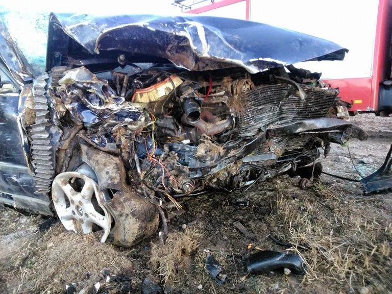 Poważny wypadek w Tyszkach-Nadborach (zdjęcia)