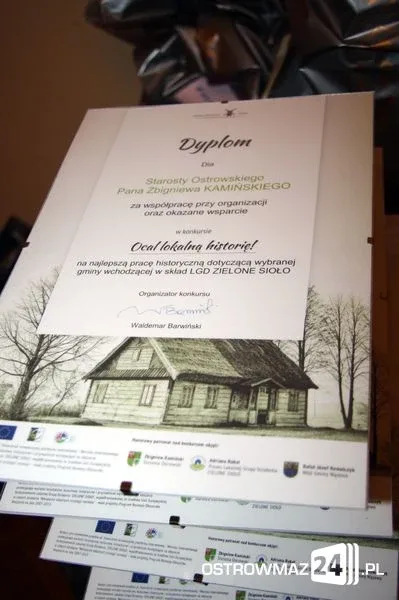 Konkurs 'Ocal lokalną historię' rozstrzygnięty