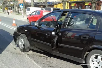Kolizja na ul. Armii Krajowej (zdjęcia)