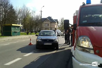Kolizja na ul. Armii Krajowej (zdjęcia)