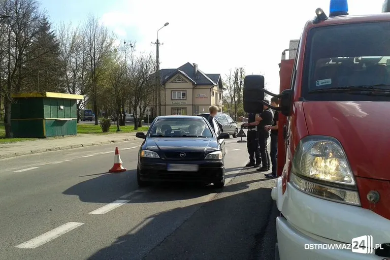 Kolizja na ul. Armii Krajowej (zdjęcia)