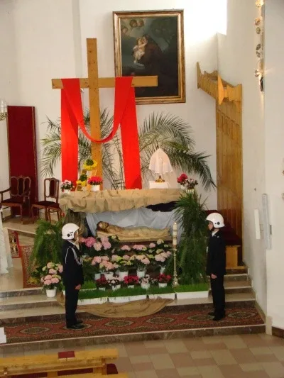 Warta honorowa przy Grobie Pańskim (zdjęcia)