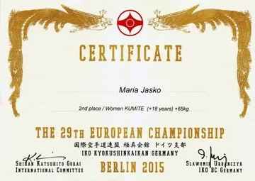 Maria Jasko wicemistrzynią Europy (zdjęcia)