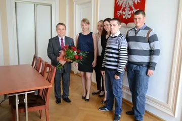 Ciężarowcy z wizytą u burmistrza (zdjęcia)