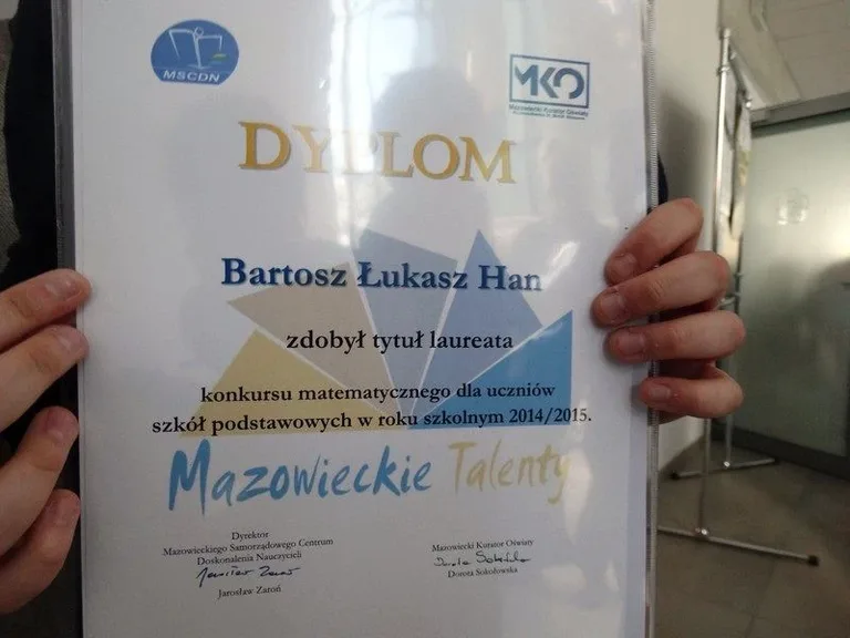 Uczniowie SP1 laureatami konkursu matematycznego
