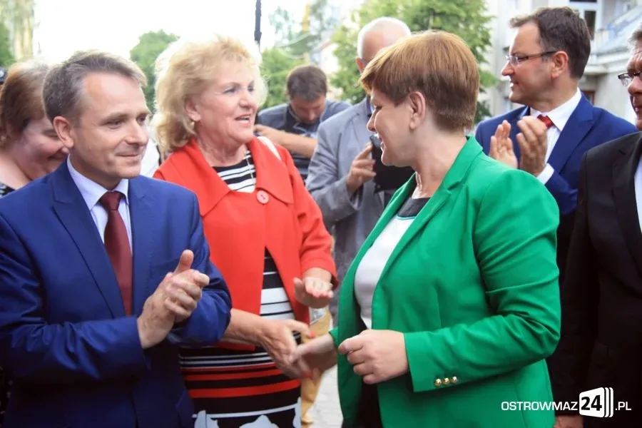 Kandydatka na premiera w Ostrowi Maz. (zdjęcia, wideo)