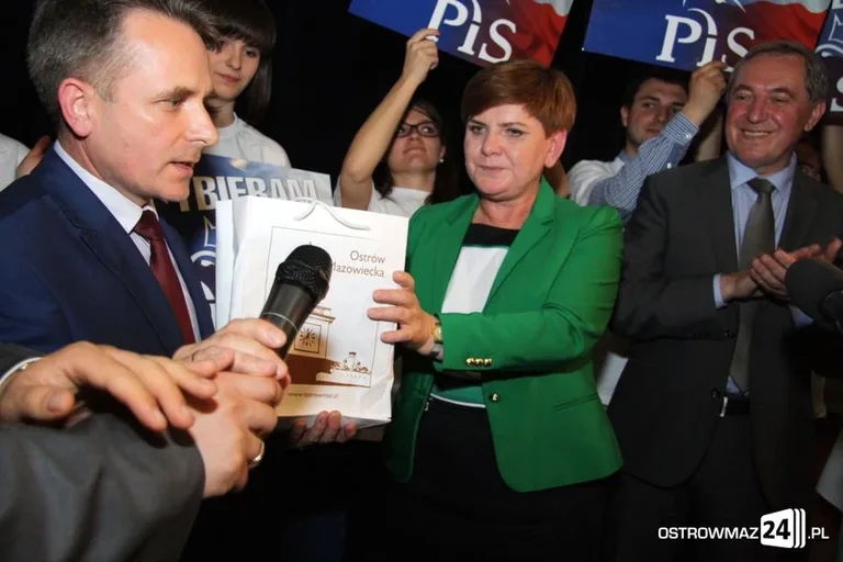Kandydatka na premiera w Ostrowi Maz. (zdjęcia, wideo)