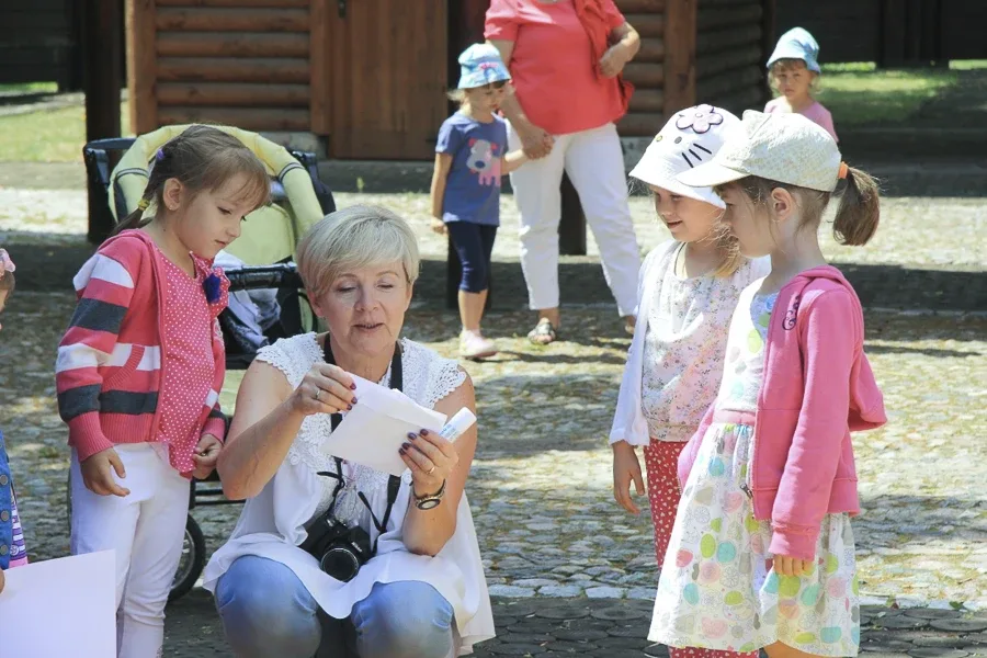 Bawiły się ćwicząc buzie i języki (zdjęcia)