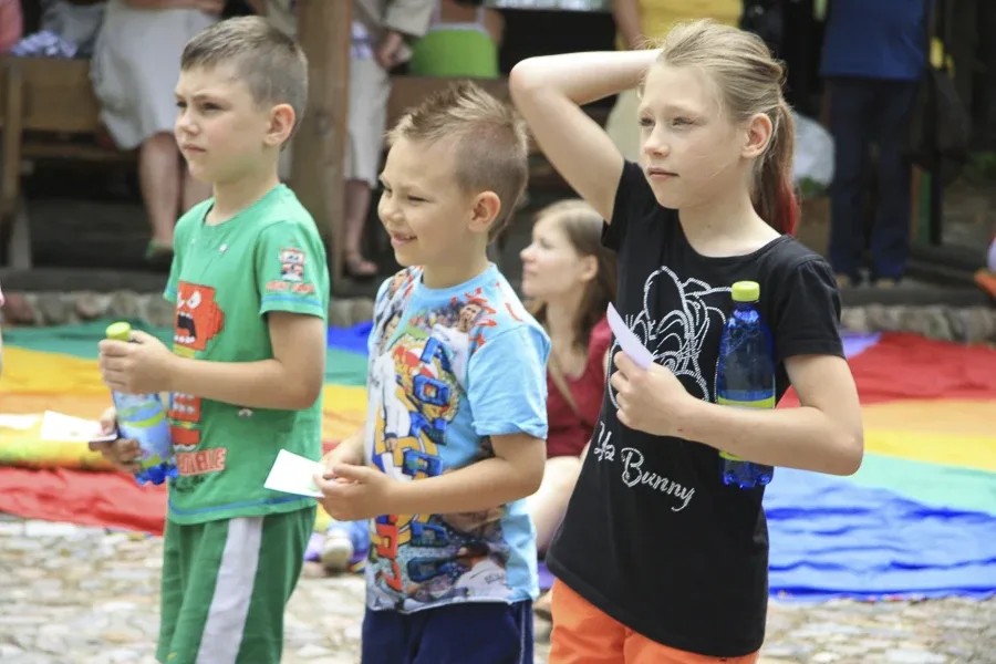 Bawiły się ćwicząc buzie i języki (zdjęcia)
