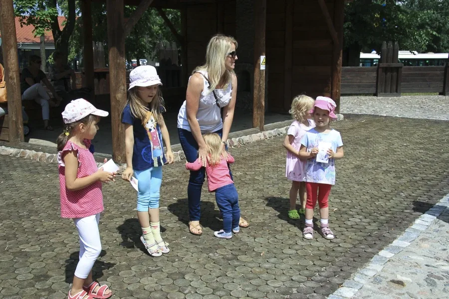 Bawiły się ćwicząc buzie i języki (zdjęcia)