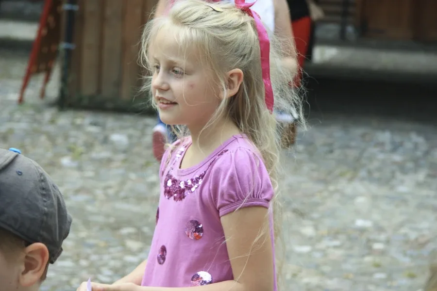 Bawiły się ćwicząc buzie i języki (zdjęcia)
