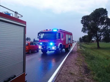 Tragiczny wypadek w Gniazdowie (zdjęcia)