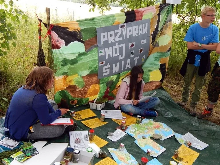 Ostrowscy harcerze na Zlocie Grunwaldzkim