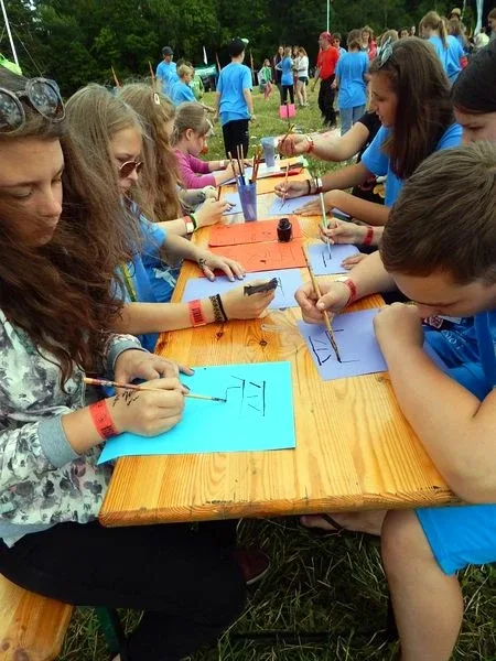 Ostrowscy harcerze na Zlocie Grunwaldzkim