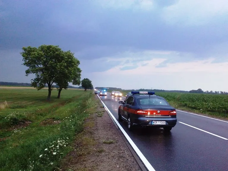 Tragiczny wypadek w Gniazdowie (zdjęcia)