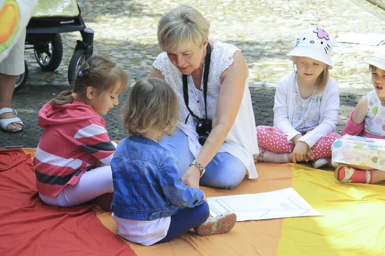 Bawiły się ćwicząc buzie i języki (zdjęcia)