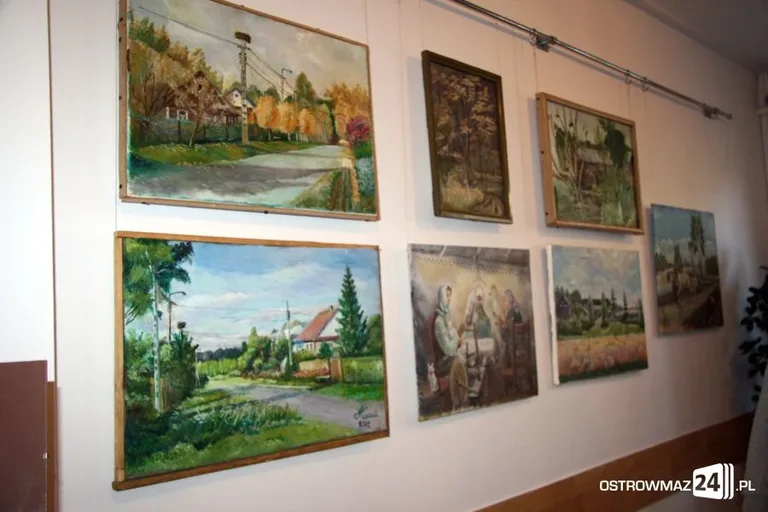 W domu kultury wystawa "Sercem malowane"