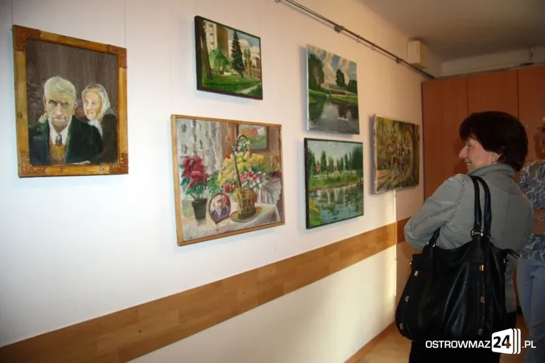 W domu kultury wystawa "Sercem malowane"