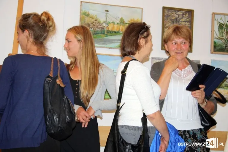 W domu kultury wystawa "Sercem malowane"