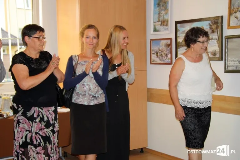 W domu kultury wystawa "Sercem malowane"