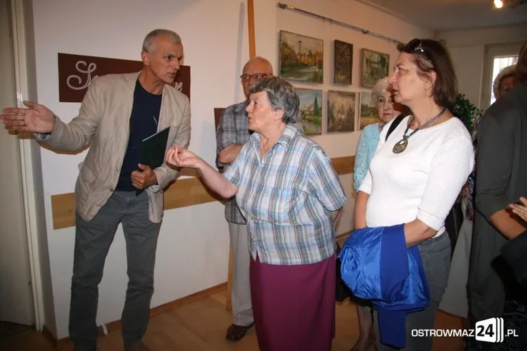 W domu kultury wystawa "Sercem malowane"