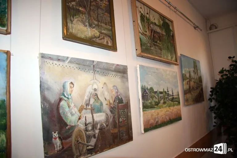 W domu kultury wystawa "Sercem malowane"