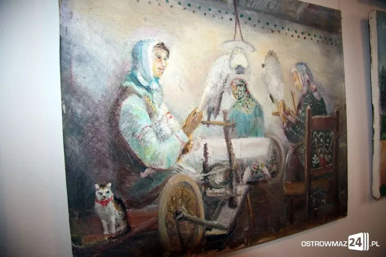 W domu kultury wystawa "Sercem malowane"