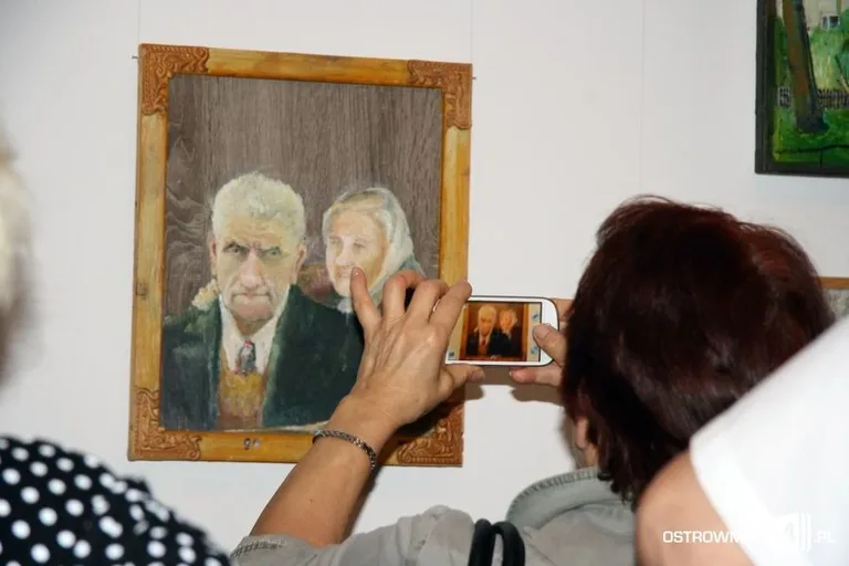 W domu kultury wystawa "Sercem malowane"