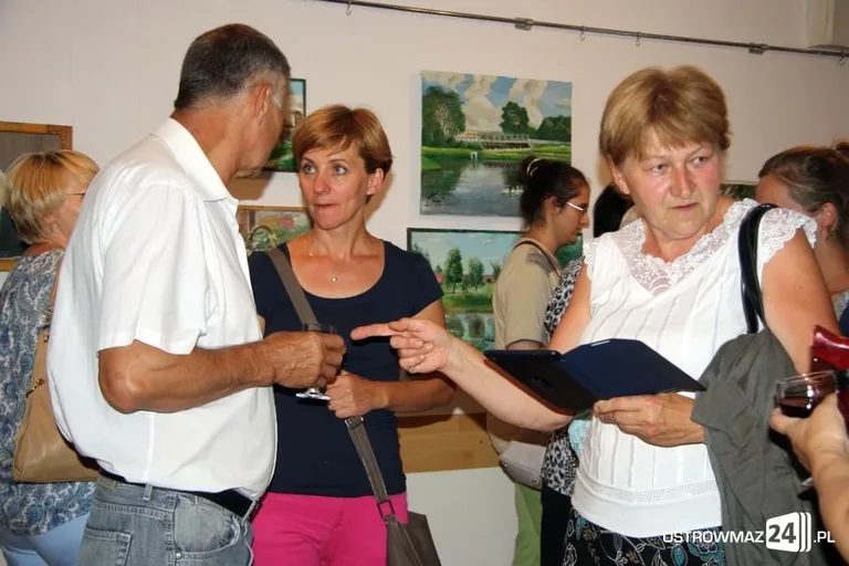 W domu kultury wystawa "Sercem malowane"