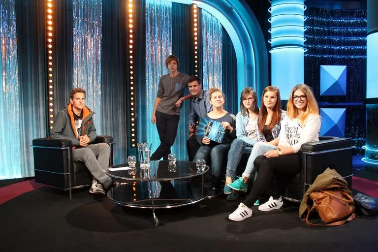 Uczniowie ZS nr 2 na nagraniu show TVP2 (zdjęcia)