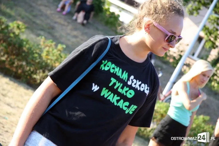 Pożegnali wakacje bańkami mydlanymi