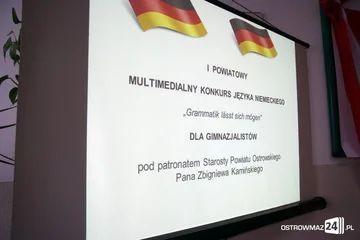 Gimnazjaliści w konkursie z niemieckiego (zdjęcia)