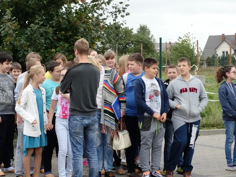 Próbna ewakuacja szkoły (zdjęcia)