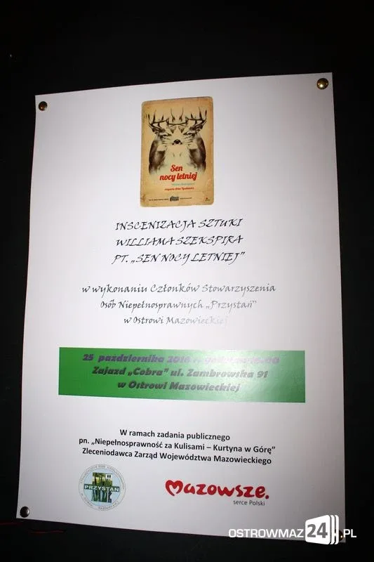 Sztuka "Sen nocy letniej" (zdjęcia)