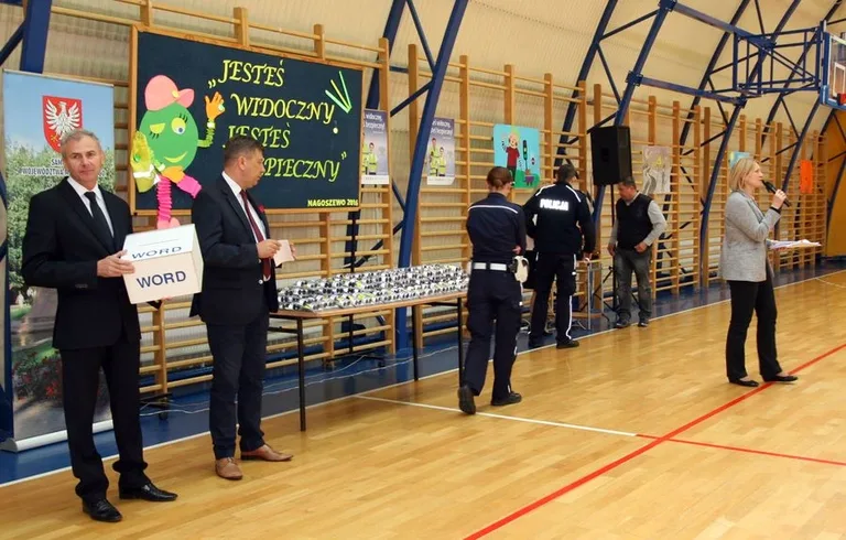 "Jesteś widoczny, jesteś bezpieczny" w Nagoszewie
